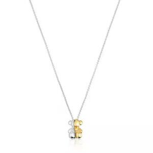Tous Short Two-tone Bear Double Necklace My Other Half